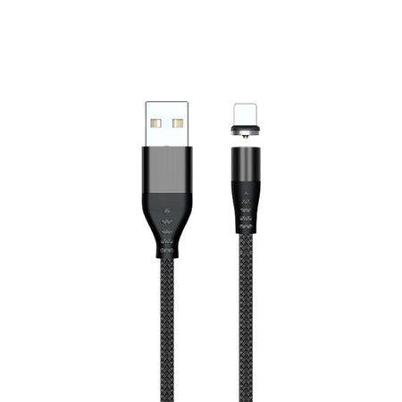 FixPremium - Lightning / USB Mágneses Kábel (1m), fekete