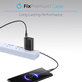 FixPremium - USB-C / USB Kábel LED-es visszajelzővel (1m), piros