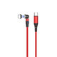 FixPremium - USB-C / USB-C Mágneses Kábel (1m), piros