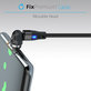 FixPremium - USB-C / USB Mágneses Kábel (1m), fekete