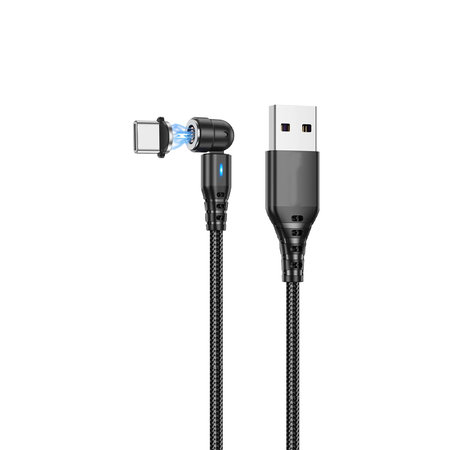 FixPremium - USB-C / USB Mágneses Kábel (1m), fekete