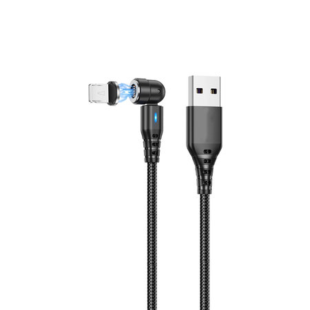FixPremium - Lightning / USB Mágneses Kábel (1m), fekete