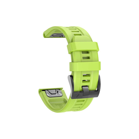 FixPremium - Szilikon szíj Garminhoz (QuickFit 22mm), zöld