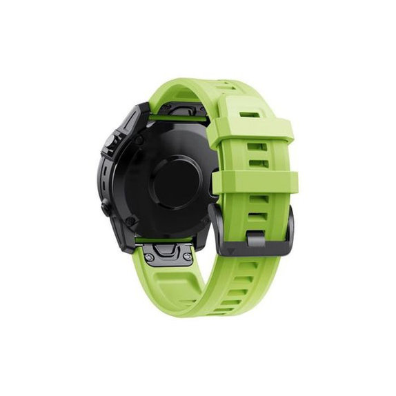 FixPremium - Szilikon szíj Garminhoz (QuickFit 22mm), zöld