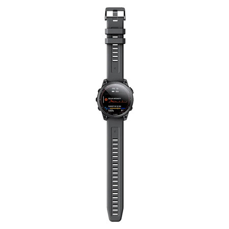 FixPremium - Szilikon szíj Garminhoz (QuickFit 22mm), fekete