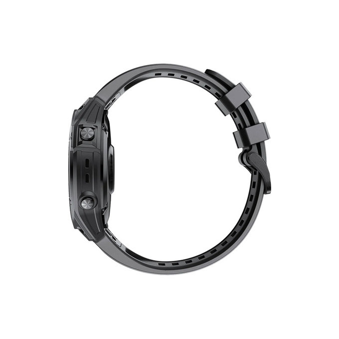 FixPremium - Szilikon szíj Garminhoz (QuickFit 26mm), fekete