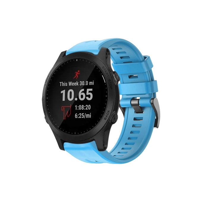 FixPremium - Szilikon szíj Garminhoz (QuickFit 22mm), kék
