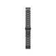 FixPremium - Rozsdamentes acél szíj Garminhoz (QuickFit 22mm), fekete