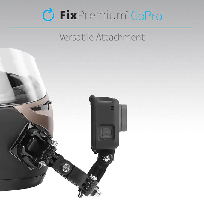 FixPremium - Háromkaros tartó GoPro-hoz, fekete