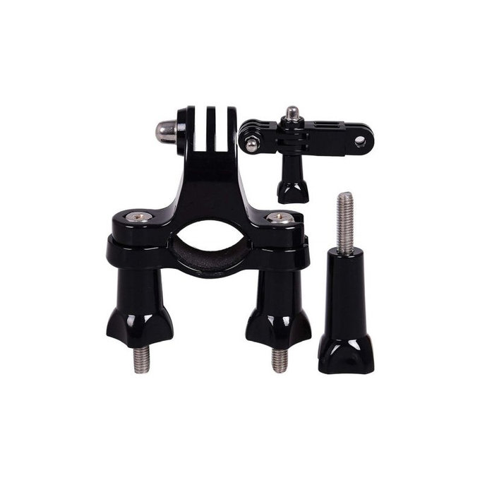 FixPremium - Kerékpár-/Motorkerékpár-tartó GoPro-hoz, fekete