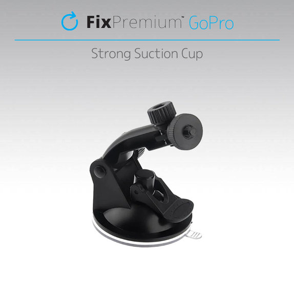 FixPremium - GoPro tartó tapadókoronggal, fekete