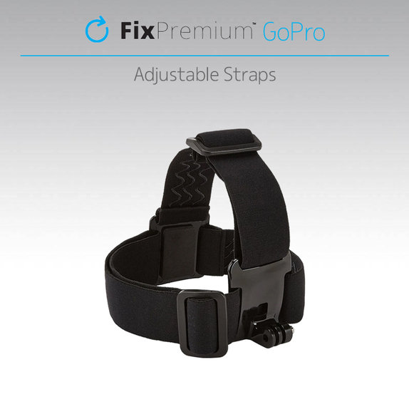 FixPremium - Fejtartó GoPro-hoz, fekete