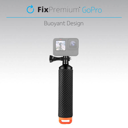 FixPremium - Úszó a GoPro-hoz, fekete