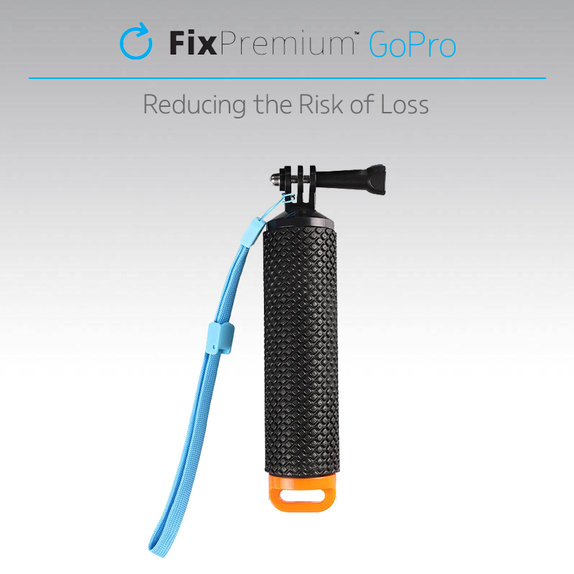 FixPremium - Úszó a GoPro-hoz, fekete