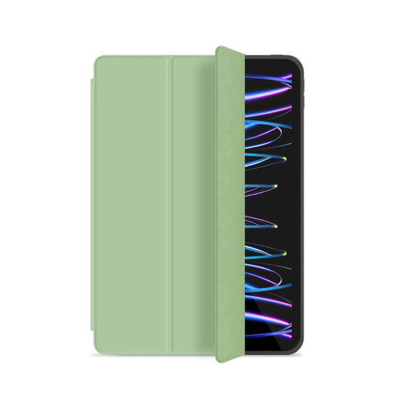 FixPremium - Zárható szilikon tok iPadhez Pro 12.9" (4th, 5th Gen), zöld