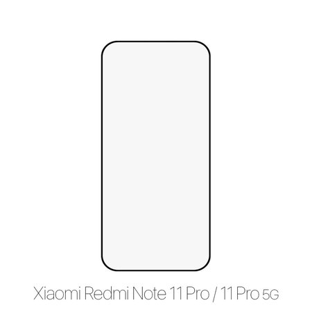 FixPremium FullCover Glass - Edzett üveg - Xiaomi Redmi Note 11 Pro és 11 Pro 5G