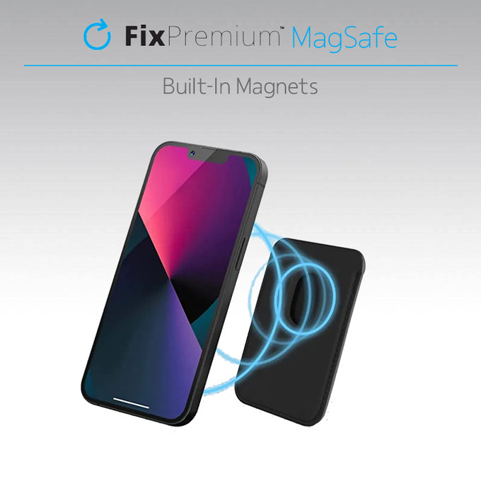 FixPremium - MagSafe pénztárca, kék