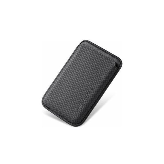 FixPremium - MagSafe Carbon pénztárca, Fekete