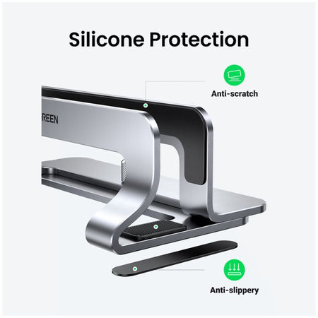 UGREEN - Tartó notebook-hoz, szürke