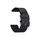 FixPremium - Bőrszíj Garmin-hoz (QuickFit 22mm), fekete