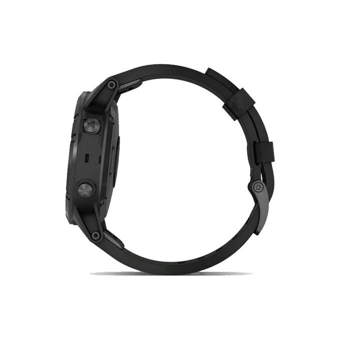 FixPremium - Bőrszíj Garmin-hoz (QuickFit 22mm), fekete