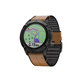 FixPremium - Bőrszíj Garmin-hoz (QuickFit 26mm), világosbarna színű