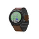 FixPremium - Bőrszíj Garmin-hoz (QuickFit 26mm), barna
