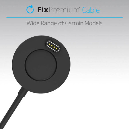 FixPremium - Töltőállomás Garmin órá-hoz, fekete