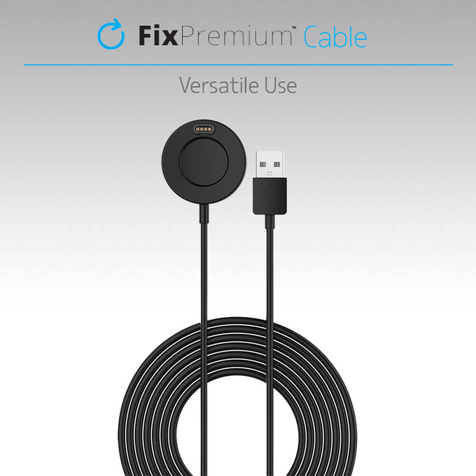 FixPremium - Töltőállomás Garmin órá-hoz, fekete