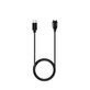 FixPremium - USB-C töltőkábel Garmin órá-hoz, Fekete