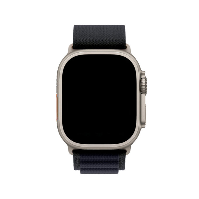 FixPremium - Szíj Alpine Loop - Apple Watch (42, 44, 45 és 49mm), fekete