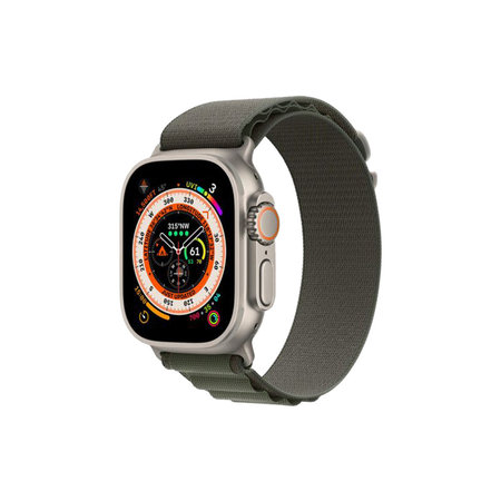 FixPremium - Szíj Alpine Loop - Apple Watch (38, 40 és 41mm), zöld