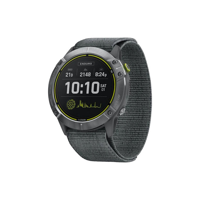 FixPremium - Nylon pánt Garmin-hoz (22mm), szürke