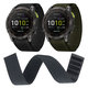FixPremium - Nylon pánt Garmin-hoz (22mm), fekete