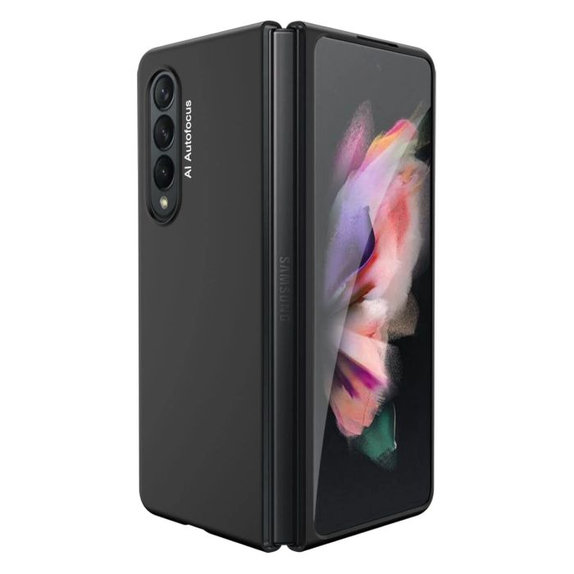 FixPremium - Szilikon tok Samsung Galaxy Z Fold 3 készülékhez, fekete