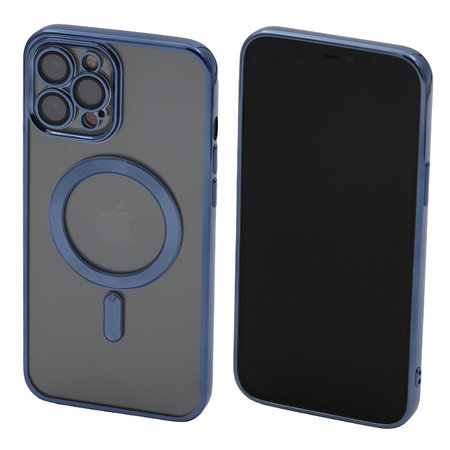 FixPremium - Crystal tok MagSafe készülékkel iPhone 12 Pro Max készülékhez, kék
