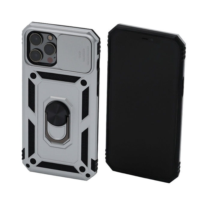 FixPremium - CamShield tok iPhone 12 Pro Max készülékhez, fehér