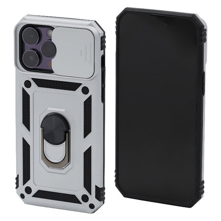 FixPremium - CamShield tok iPhone 13 Pro Max készülékhez, fehér