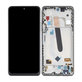 Xiaomi Poco F3 - LCD Kijelző + Érintőüveg + Keret (Night Black) OLED