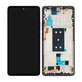 Xiaomi Poco F4 5G - LCD Kijelző + Érintőüveg + Keret (Night Black) OLED