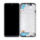 Xiaomi Redmi Note 10 - LCD Kijelző + Érintőüveg + Keret (Black) TFT