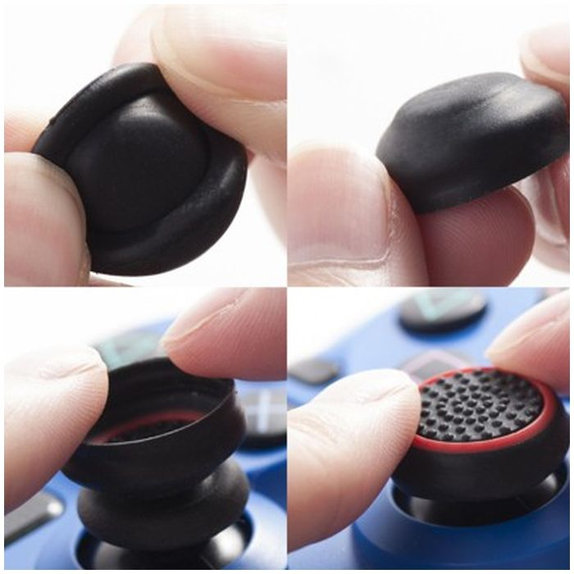 FixPremium - PS4/PS5 Controller Grip Caps - 2 db-os készlet, átlátszó zöld