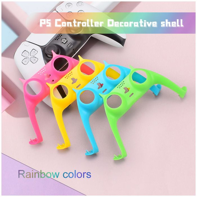 FixPremium - Dekoratív sapka - PS5 DualSense, rózsaszín