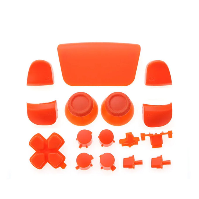 FixPremium - Dekoratív elemek - PS5 DualSense, narancs