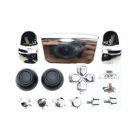 FixPremium - Luxury Dekoratív elemek - PS5 DualSense, ezüst