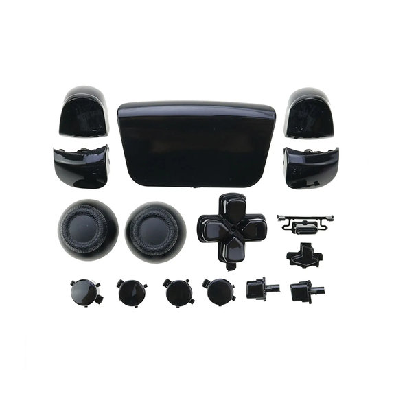 FixPremium - Luxury Dekoratív elemek - PS5 DualSense, fekete
