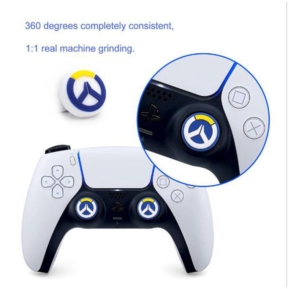 FixPremium - PS4/PS5 Skull Controller Grip Caps - 2 db-os készlet