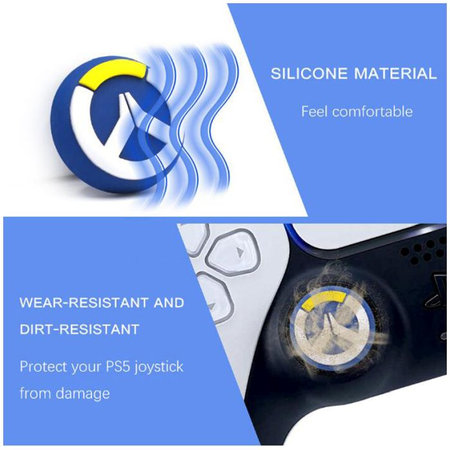 FixPremium - PS4/PS5 Overwatch Controller Grip Caps - 2 db-os készlet