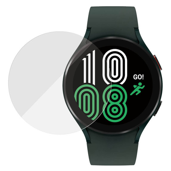Edzett üveg Flat Glass AB Samsung Galaxy Watch4 44 mm készülékhez, Átlátszó, PanzerGlass