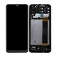 Samsung Galaxy M13 M135F - LCD Kijelző + Érintőüveg + Keret (Black) TFT